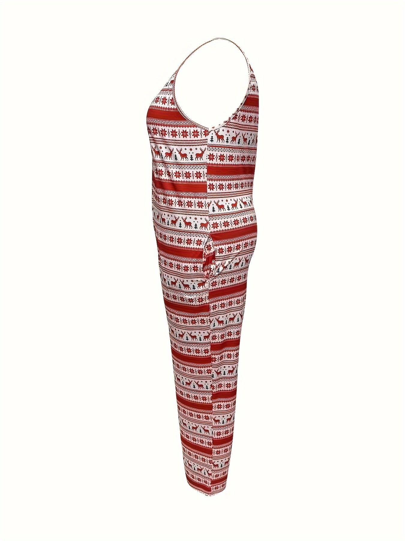 Christmas Casual Loungewear Jumpsuit Women's
