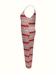 Christmas Casual Loungewear Jumpsuit Women's