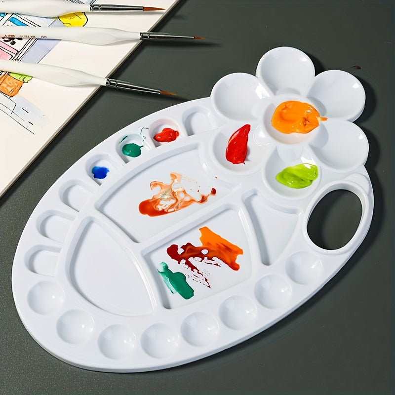 Oval Palette Plastic Paint Tray Palette Paint Tray Palettes Paint Pallets
