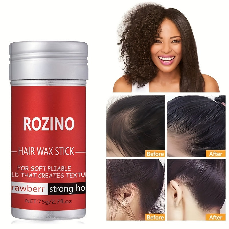 Non Greasy Hair Finishing Cream Stick Long Lasting Anti Frizz Wax Stick