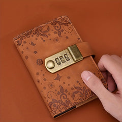 A7 Retro Notebook with Lock Pocket Notepad