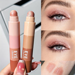 Eyeshadow Pen Earth Pearly Highlighter Stick Mini Travel Size