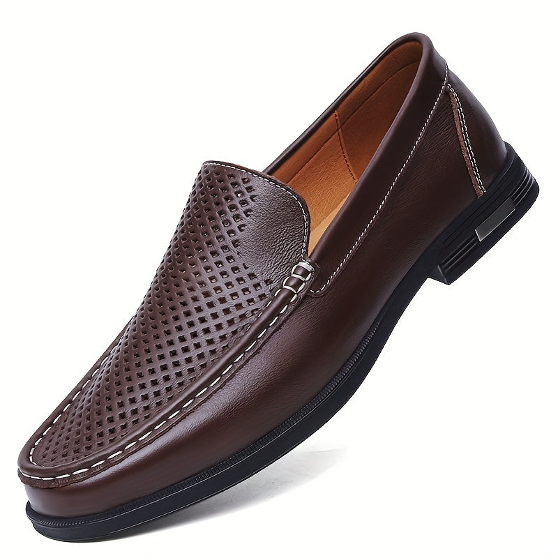 Men's Hollow Out Breathable Loafer Non Slip Casual Shoes