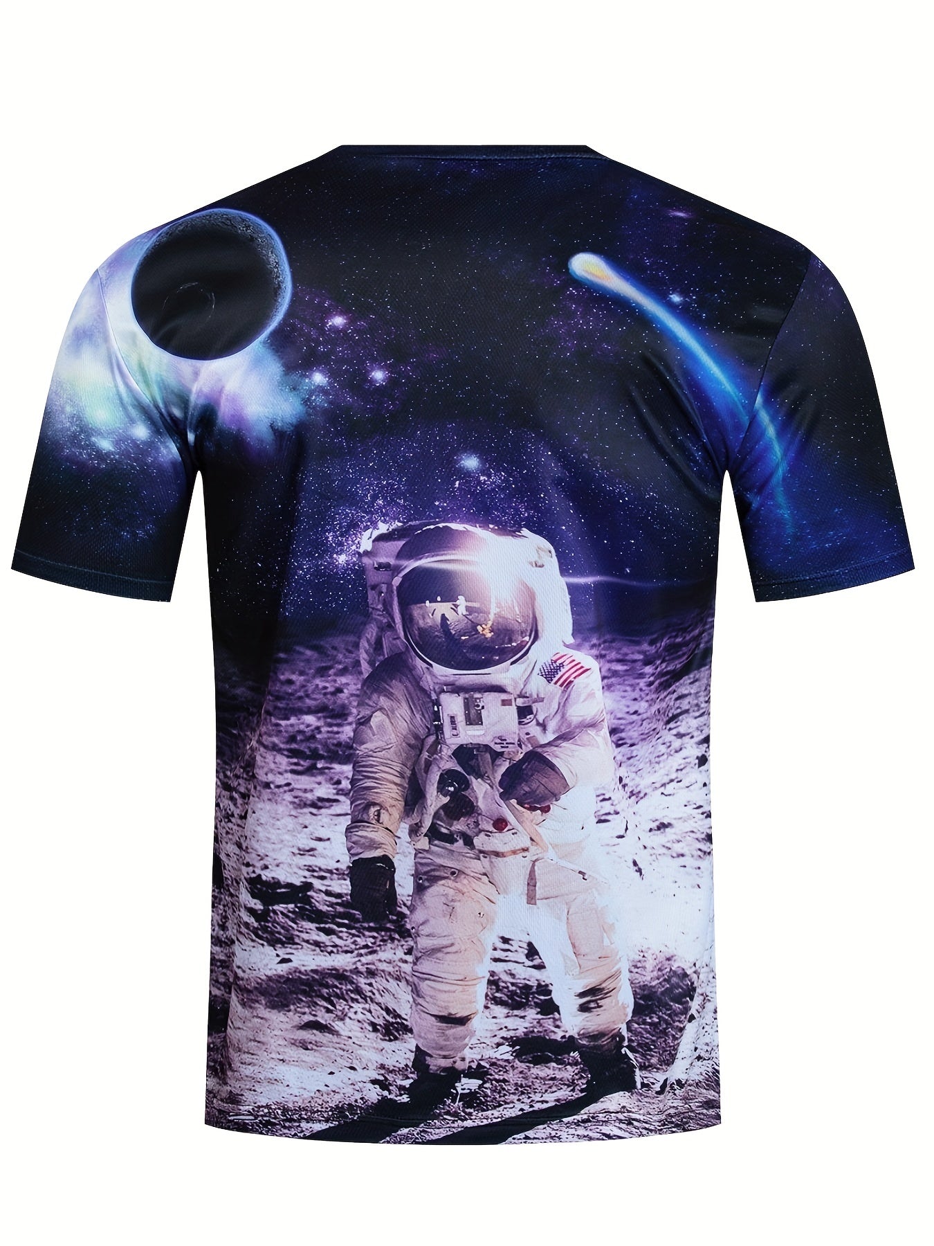 Men's 3D Print Loose T Shirt for Summer Fun