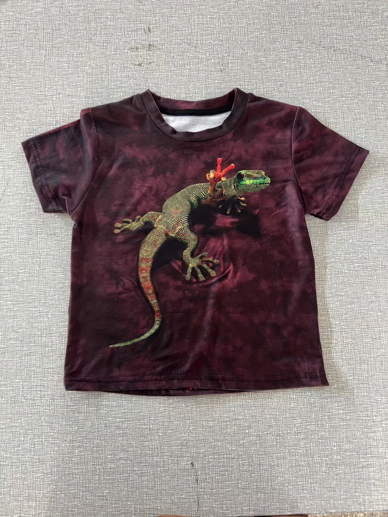 Kids Lizard Graphic 3D Print T-Shirt Hip Hop Street Wear