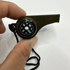 Outdoor Survival 3 in 1 Whistle Field Life saving Training Equipment