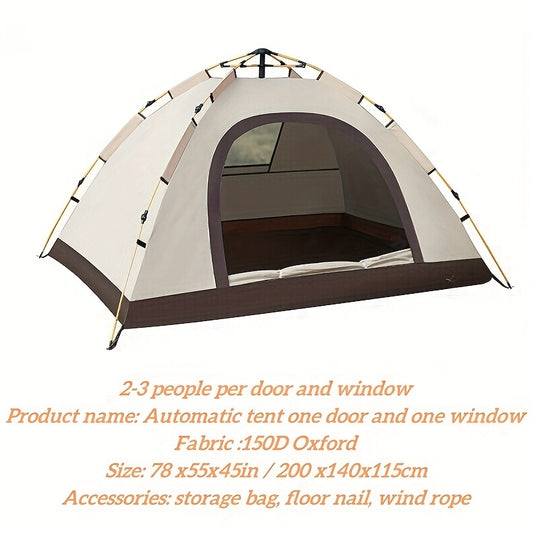 Quick Opening Waterproof Sunscreen Camping Tent