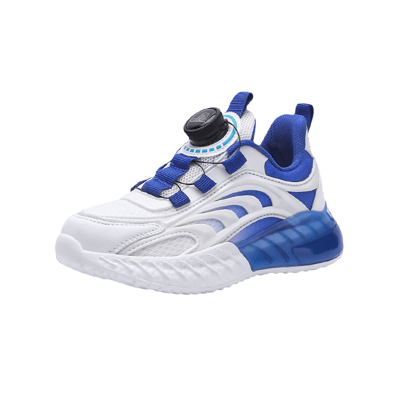 Boys' Button Low Top Sneakers Breathable Lightweight Anti Slip Shoes for Outdoor