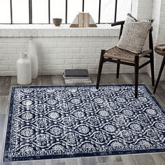Vintage Oriental Area Rug Traditional Bohemian Floor Carpet