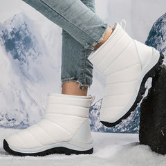 Women's Waterproof Snow Boots Comfortable Winter Warm Hiking Boots