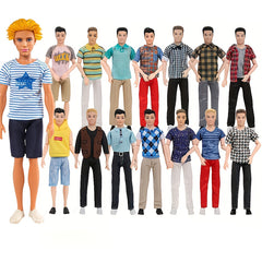 8-Piece Doll Clothing Set for 30Cm Male Dolls