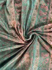 Plus Floral Print Wide Leg Stretch Jumpsuit
