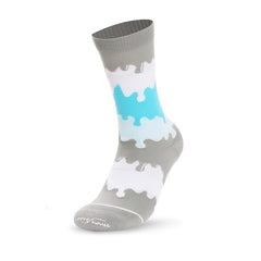 Men's Rainbow Breathable Mid Calf Sports Socks