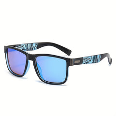 Men's Square Frame Polarized Sunglasses For Fishing Cycling