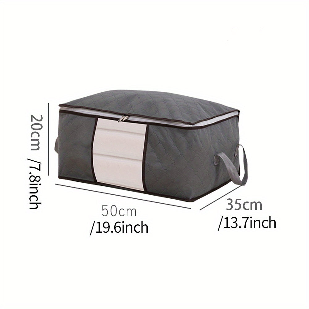 Large Capacity Quilt Clothes Organizer Non Woven Lightweight Storage Bag