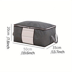 Large Capacity Quilt Clothes Organizer Non Woven Lightweight Storage Bag