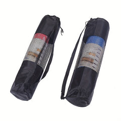 Qpc Yoga Mat Storage Mesh Bag Portable Single Shoulder Drawstring Net Bag