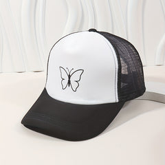 Animal Print Mesh Trucker Hat Unisex Breathable Sunscreen Dad Hat