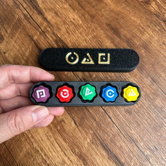 Jacks Mini Game Set Gonggi Traditional Squid Toy Exercises Hand Eye Coordination