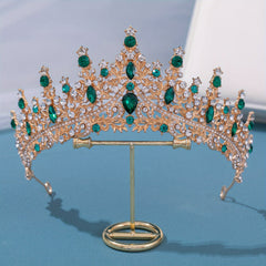Bridal Rhinestone Crown Wedding Headwear Updo Princess Style Accessories