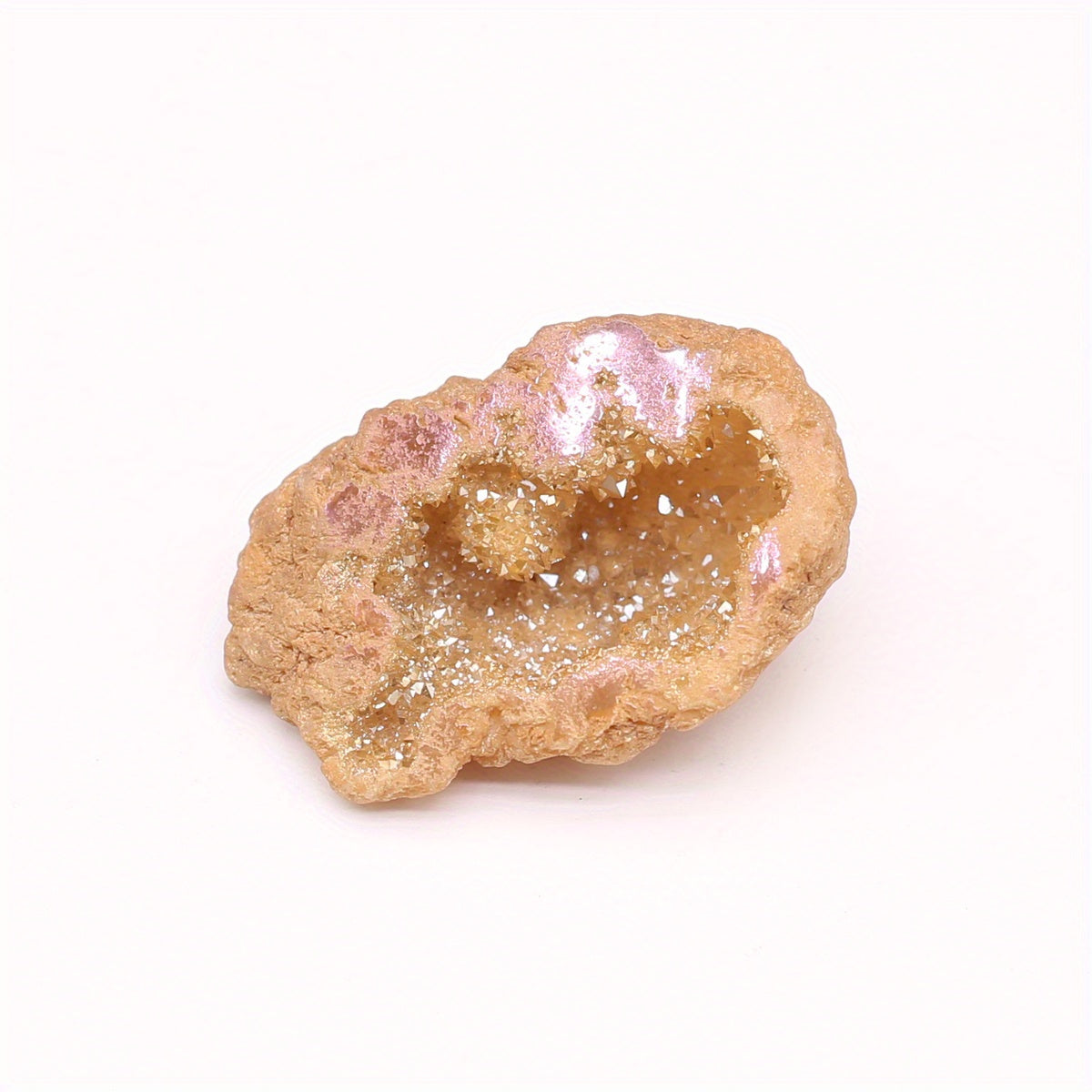 Agate Gemstone Ornaments Natural Stone Electroplated Finish