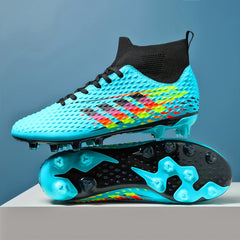 Boys High Top Non Slip Football Cleat With Spikes