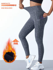 High Waist Slim Yoga Legging Pocket Workout Yoga Pant
