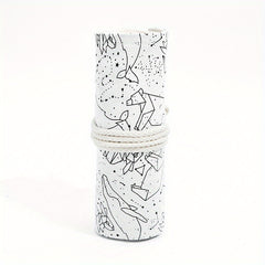 Canvas Pencil Bag Roll 72 Holes Creative Stationery Box