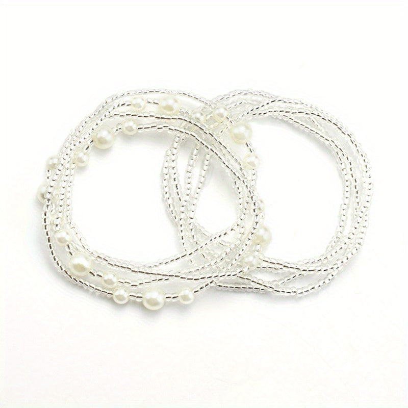 Boho Beaded Waist Chain Vintage Belly Chain for Women