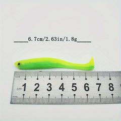 5pcs Fishing Lures T tail Soft Bait 6 1 8g Artificial Swimbait Fishing Accessori