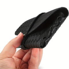 Soft Glasses Case Portable Ladies Glasses Box Eyewear Woven Pattern