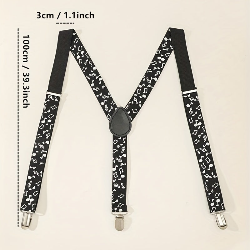 Men's Preppy Stretch Elastic Suspenders for Daily Wear