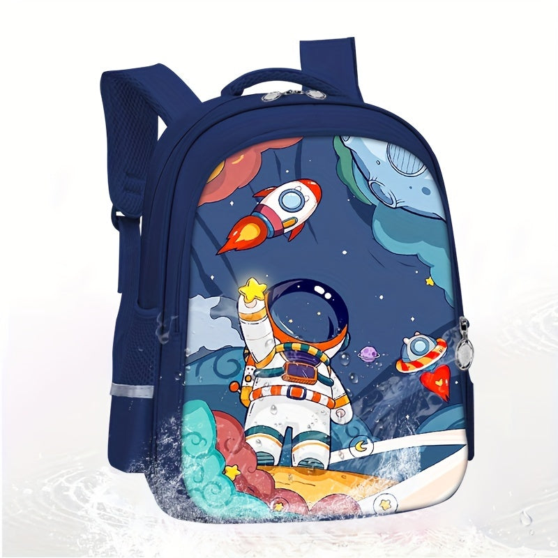 Primary School Astronaut Rocket Backpack for Grades 1-6