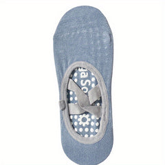 Women's Yoga Socks Non Slip Cross Strap Sports Socks With Extra Grips