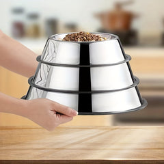 Stainless Steel Anti Slip Dog Bowl for Water and Food