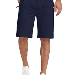 Men's Casual Elastic Waist Shorts