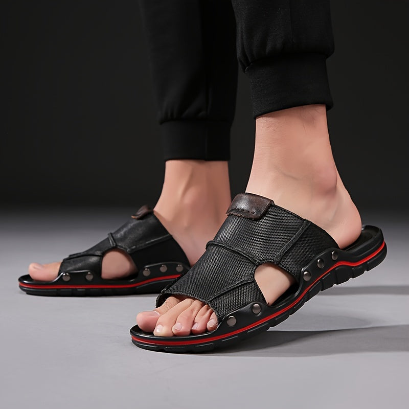 Men's Lightweight Slides Slippers Comfortable House Shoes