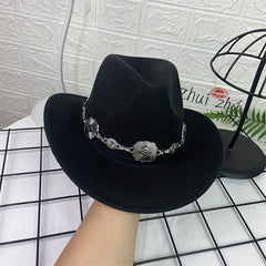 Oval Pendant Decoration Cowboy Hat Sun Hat For Men And Women