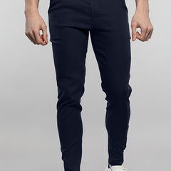 Men's Casual Slim Fit Pants in Solid Color