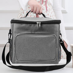 Portable Insulated Storage Bag Solid Lunch Bag