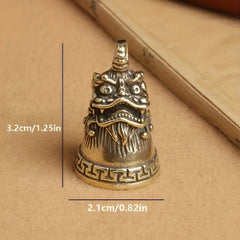 Beast Brass Christmas Clock Keychain Perfect Gift