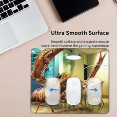 Lobster Pattern Rectangular 20x24cm Mouse Pad for Games & Office, Smooth Surface