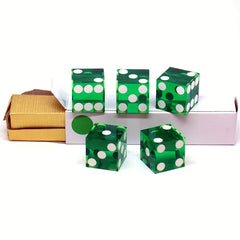 5pcs D6 Acrylic Right Angle Dice Set for RPG