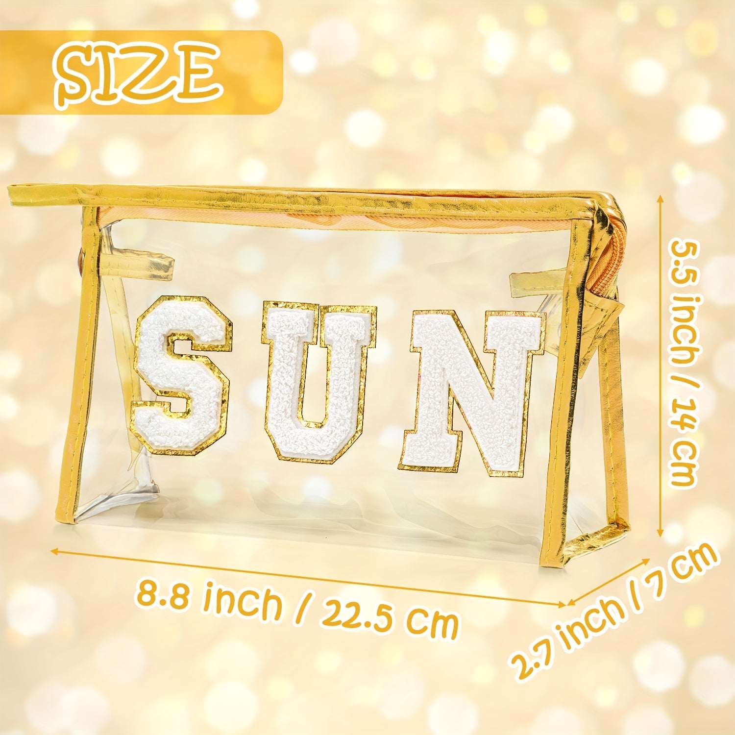 SUN Cosmetic Toiletry Bag Portable Makeup Swimming Pool Bag