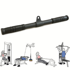 Versatile 360 Rotating Iron Straight Bar Durable Cable Machine Attachment