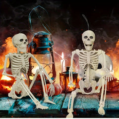5pcs Skeleton Pendant Halloween Decor Supplies