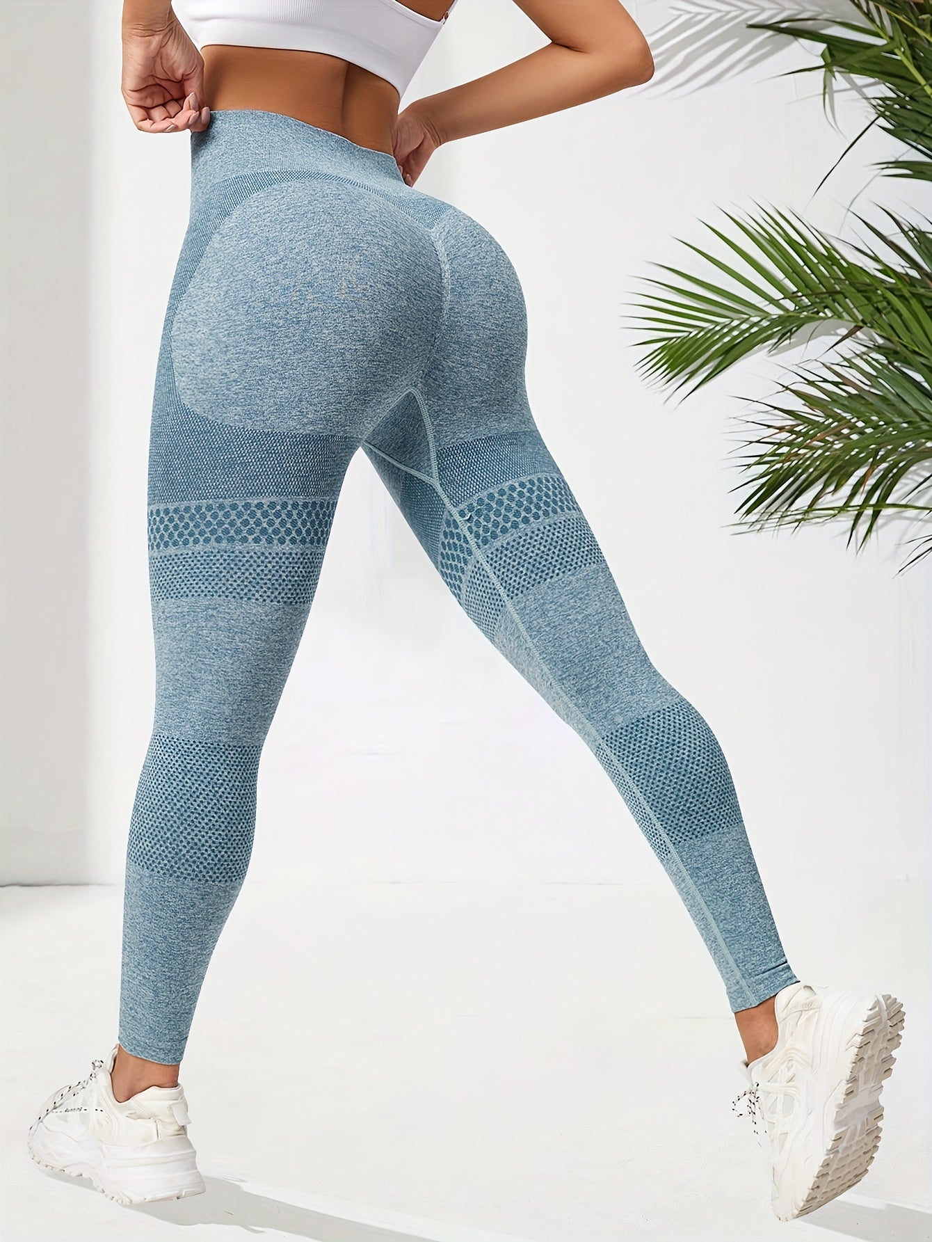 Comfortable High Waist Leggings High Elastic Workout Fitness Pants