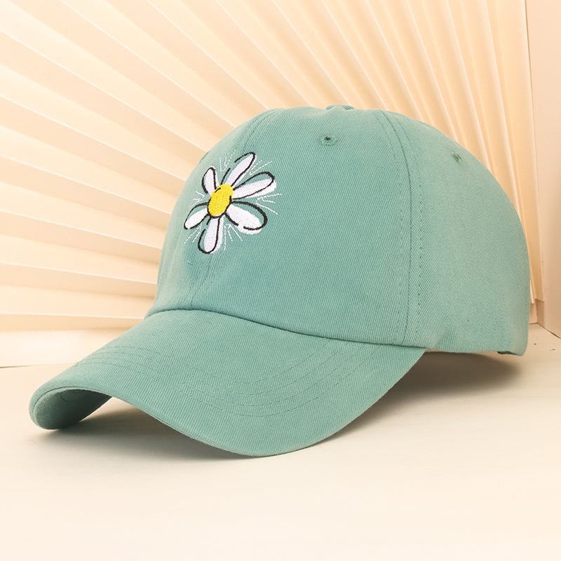 Flower Print Baseball Cap Sun Visor Hat Unisex Sports Hats