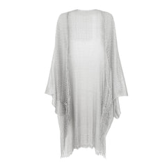 Sexy Hollow Out Bikini Cover Up Women Sunscreen Cape Cardigan
