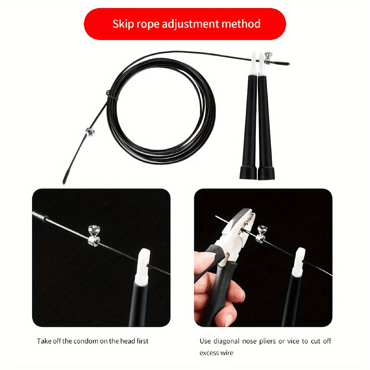 Adjustable Light Jump Rope for Fitness Workout
